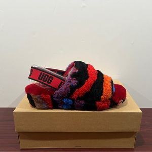 Ugg Fluff Yeah Slide, 1118164, Red